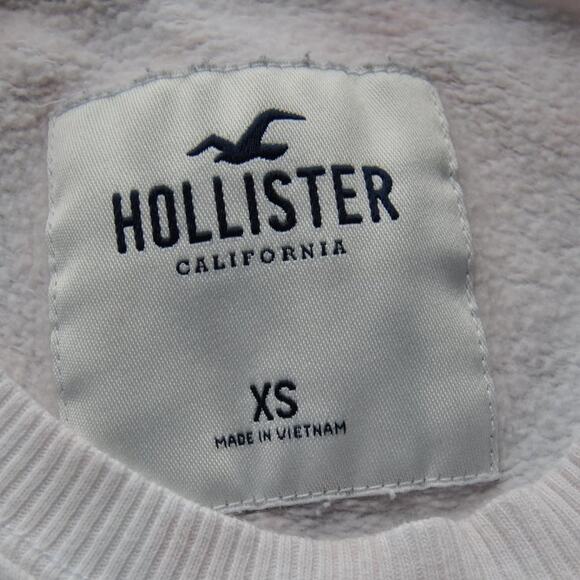 Hollister 3 Flower X-Small Tie Dye Crop Top Crewneck - Picture 2 of 4